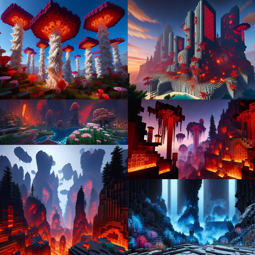 Exploring the New Nether Biomes in Minecraft 1.16
